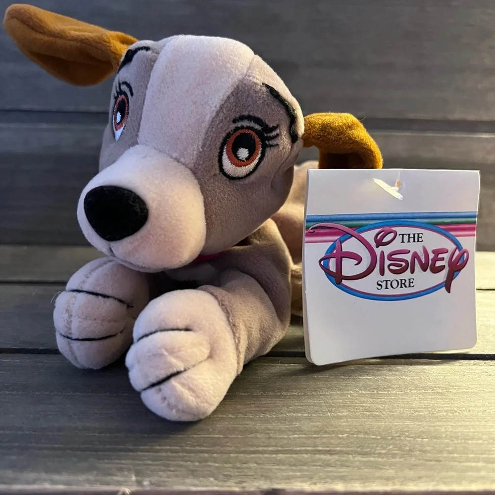 Disney Lady & Tramp Mini Bean Bag‎ Vintage